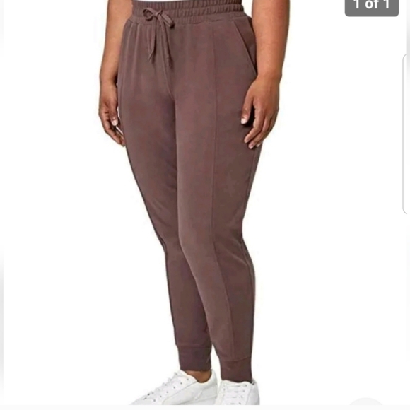 Mondetta Pants - Mondetta Jogger Cozy Warm Side Pockets Recycled Fabric berry flint Women…